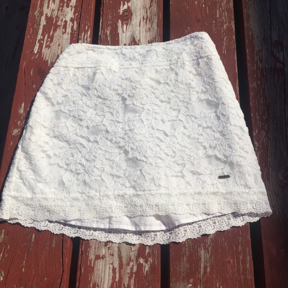 Crocheted Lace Hollister Skirt size Small